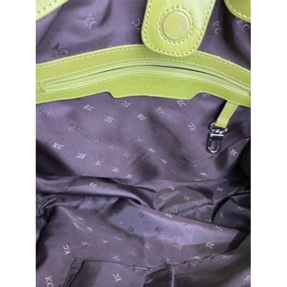 kenneth cole bag green fabric tote - Picture 9 of 10